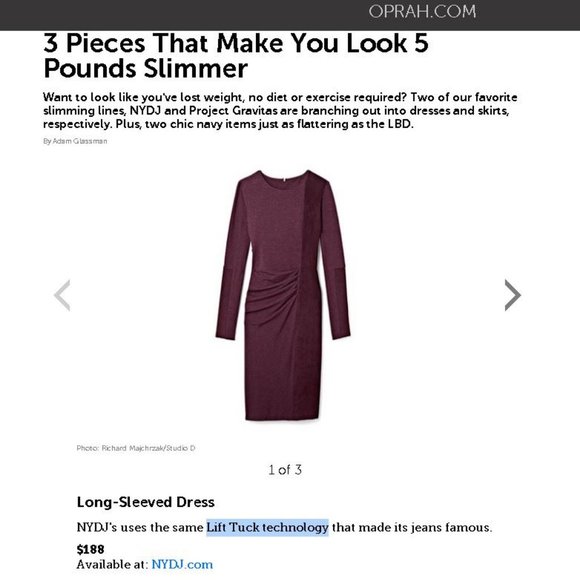 NYDJ Not Your Daughters Jeans Shaping Slimming Black Dress Faux Suede Panels 6 - Picture 7 of 10